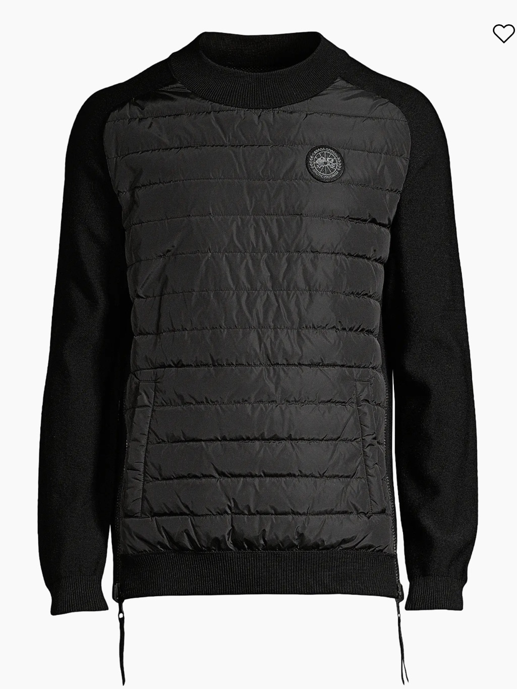 Canada Goose Down - Hybridge Knit Reversible Down Fill Pullover